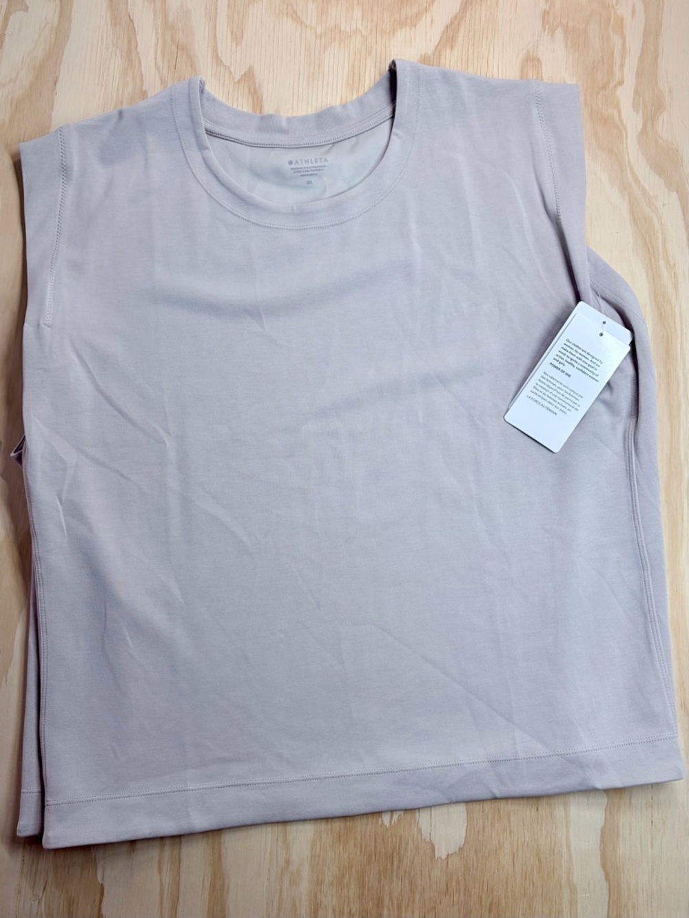 Athleta Seamless Tank Sweatshirt 3X NWT Soft Stretch Activewear Plus Top